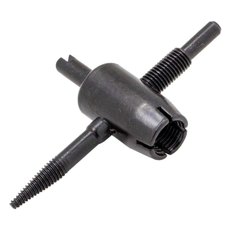 Valve calibrator, valve tap, valve replacement, insert screwdriver, vulcanization