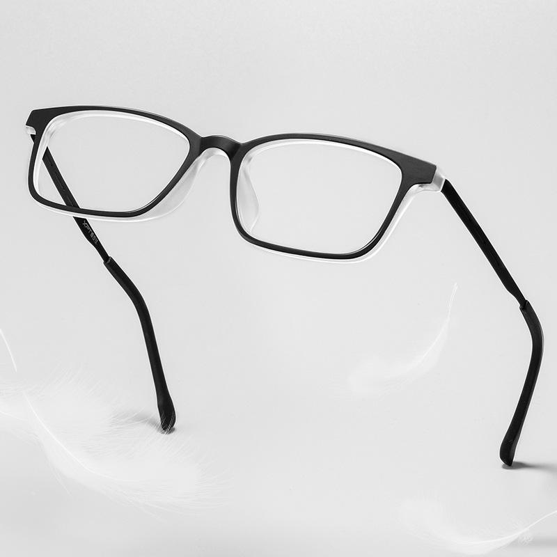 Danyang 9839XP Маленькая оправа Высокая мощность Очки для близорукости, Сверхлегкая резино-титановая мужская оправа для очков.
