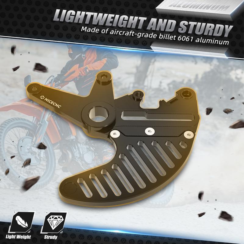For KTM EXC 300 EXC-F 350 SX 125 SX-F 450 2004-2025 Dual Calipers Bracket Brake Disc Guard For GasGas EC300 For Husqvarna TE300