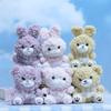 Adorable Plush Rose Bear Keychain With Soft Pp Cotton Filling For Cute Accessories