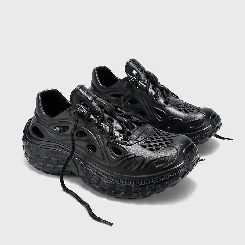 With Ties Hiphop Men's Shoes Models Walking Men's Sneakers White Man Moccasin Sports Fat Styling Bascket Trainers Visitors