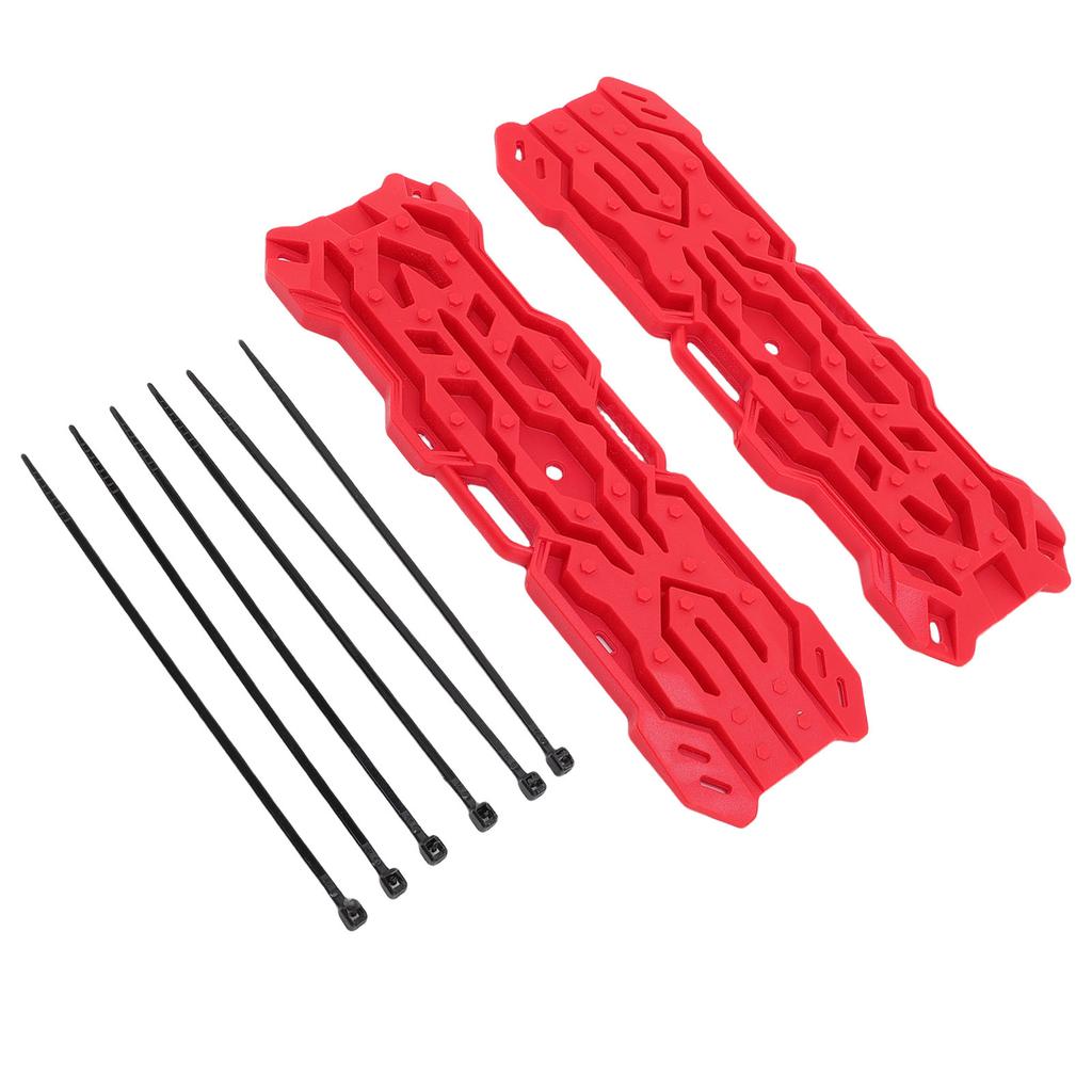 1 Pair RC Crawler Decorative Board Escape Recovery Plastic Sand Simulation Ladder for Remote Control Car with Cable Ties