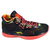 Баскетбольные кроссовки Li Ning Wade Way 4 с комфортом, амортизацией, нескользящие, износостойкие, средней высоты, мужские, черные, оранжевые, ABAL069-1