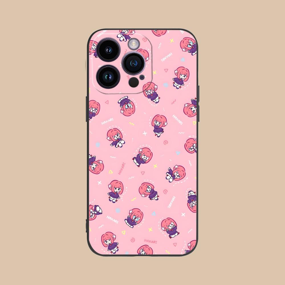 Матовая крышка для мобильного телефона с Хакари Ханазоно из аниме для iPhone 17 16 15 14 13 12 11 X XR XS 8 7 Air Pro Max Plus Mini Цветная крышка