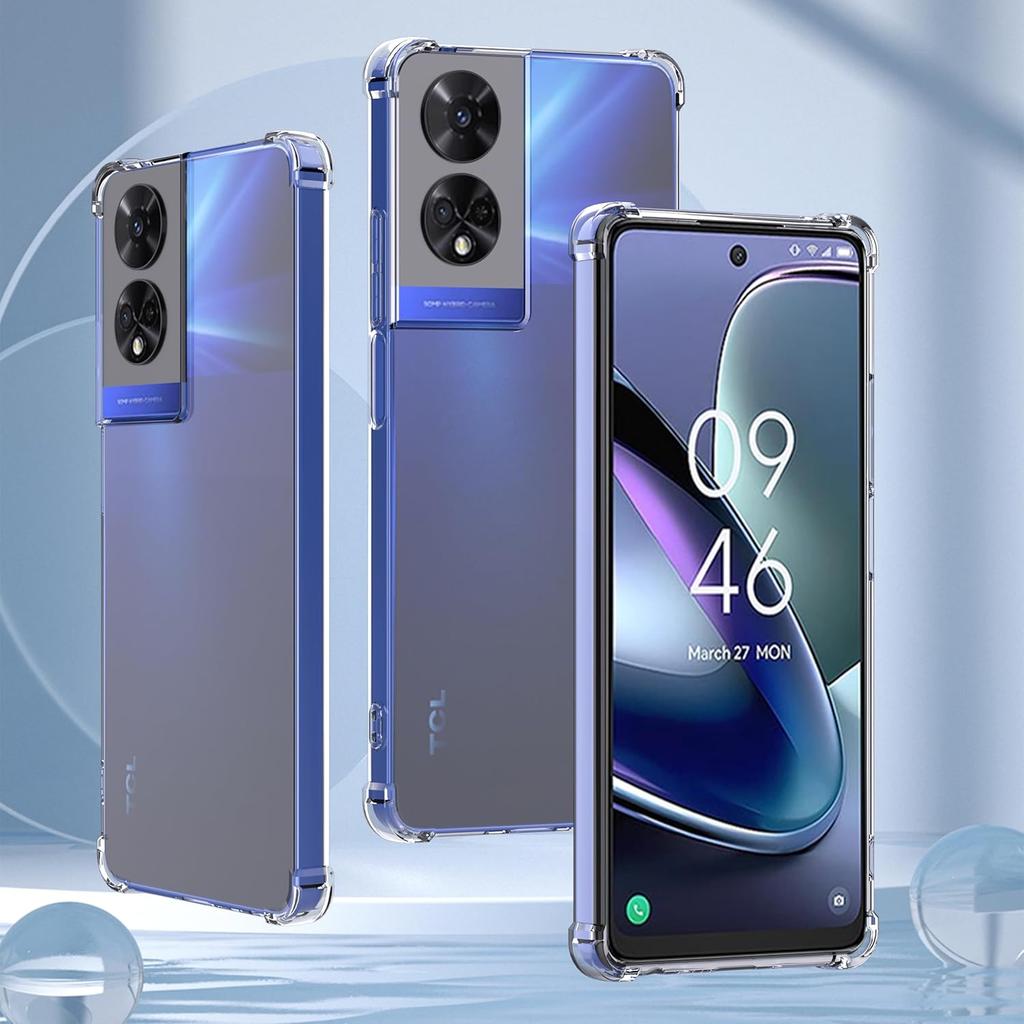 Прозрачный противоударный чехол TPU для телефона TCL 50 5G 50 SE LE XE XL NxtPaper 501 505 Защитный чехол Fundas Capa Coque