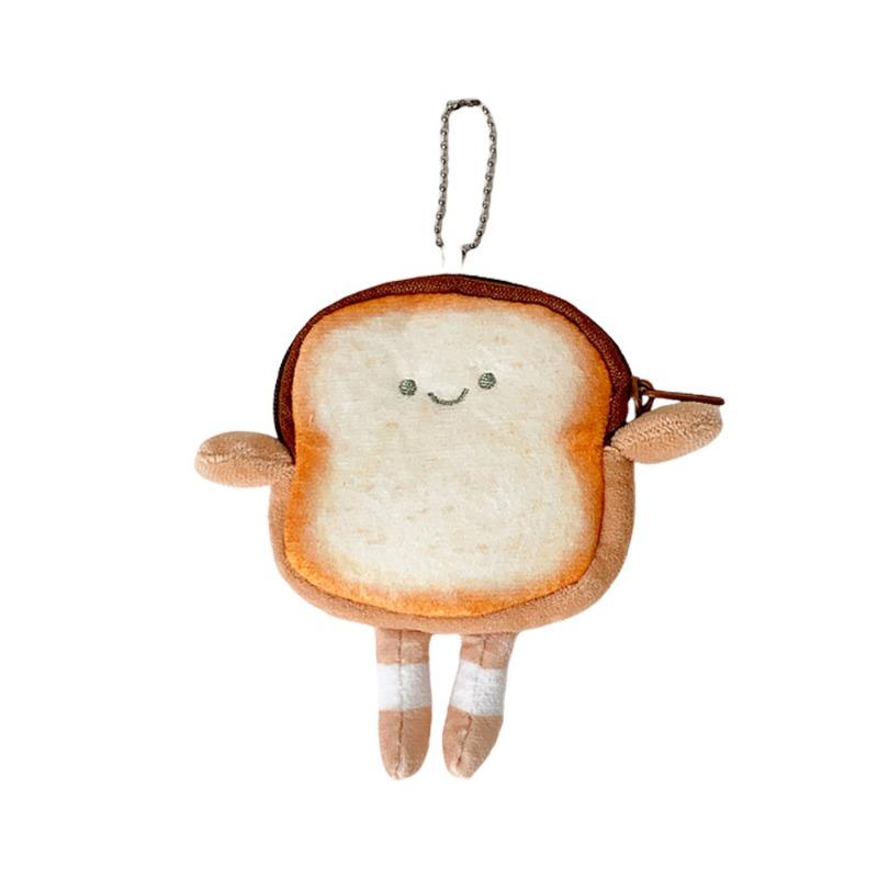 1 Piece Sweet Cartoon Bread Style Earphone Case for Xiaomi Huawei Airpods Creative Design Cute Wireless Earphone Storage Bag