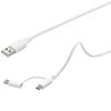 Marshmallow Cable WH 2-way 1.0m
