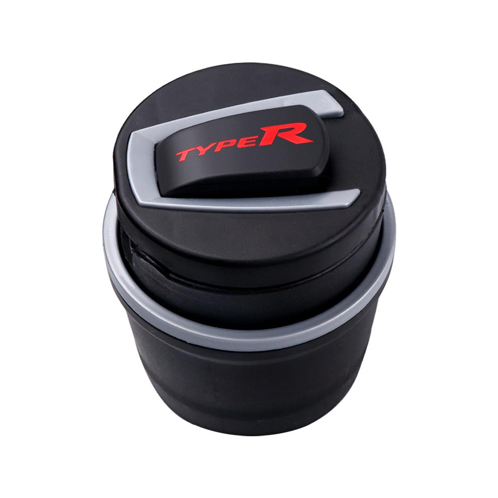 VFHJQ1 Car Ashtray LED Light Cigarette Cigar Ash Cylinder Smoke Cup Holders For Honda Civic Accord City Jazz CR-Z Element Insight MDX