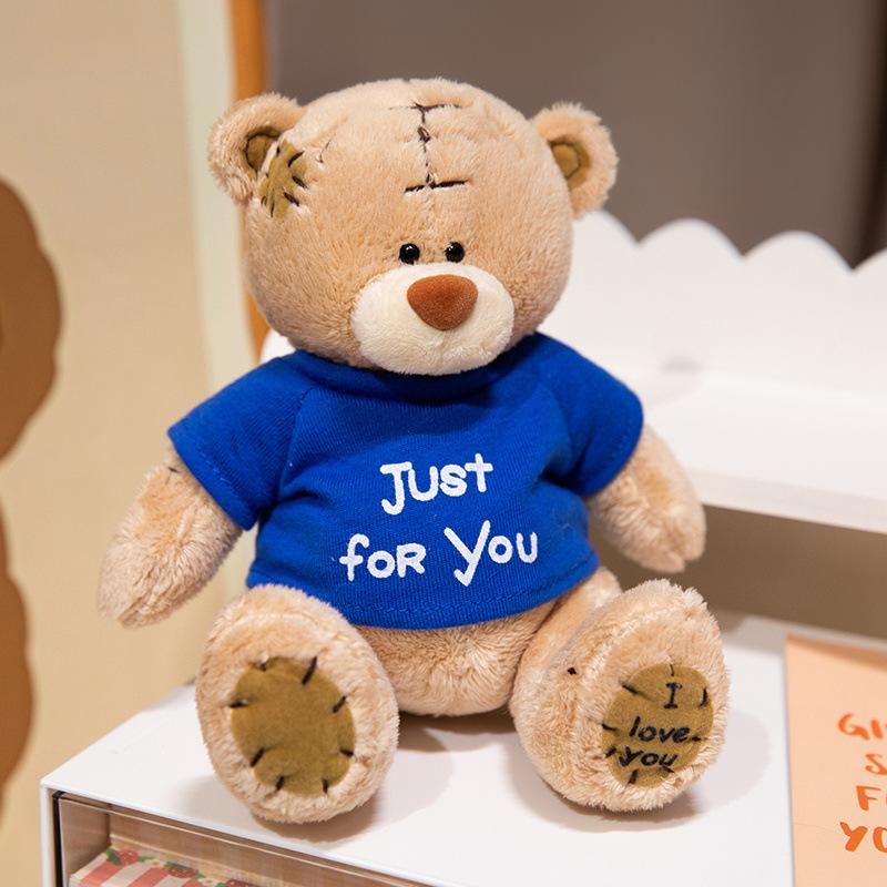 Cute Cute Dressed Teddy Bear Doll Plush Toy Bear Hug Bear Doll Children Companion Doll
