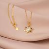 Snowflake Necklace Light Luxury Fashion High-end Necklace Women Korean Style Clavicle Chain Women