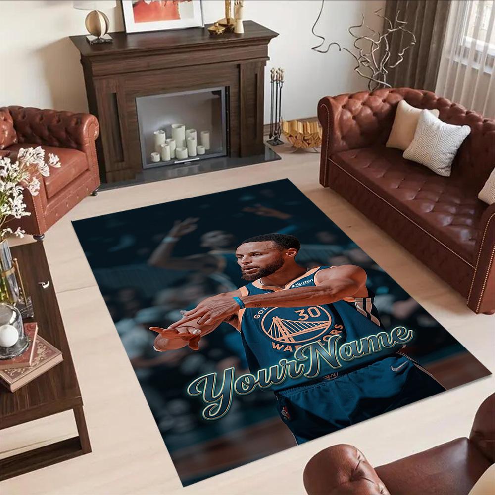 Curry Personalized Name Area Rug Suitable For Dining Room Dormitory Living Rooms Study Room Antislip Rug Anime Office Decor