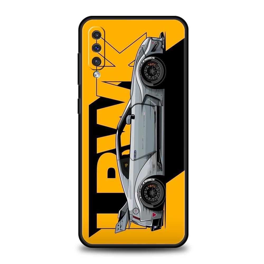 Япония JDM Спортивные Автомобили Чехол для Телефона Для Samsung A54 A52 A24 A14 A50 A70 A10 A40 A20S A20E A06 A12 A22 A34 A42 A32 5G A04s A16 Чехол