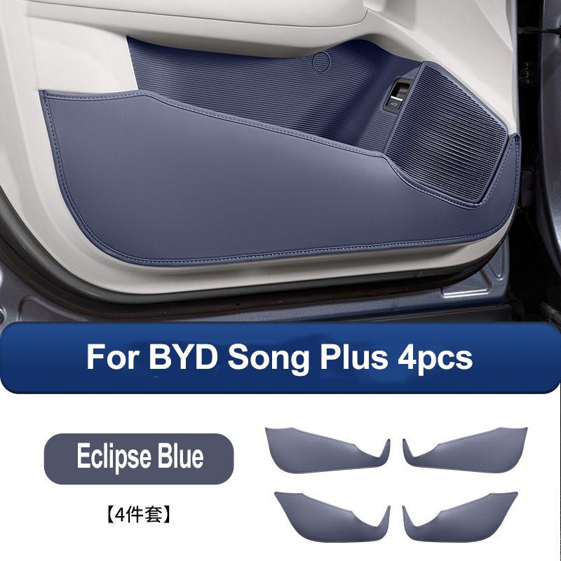 Car Door Leather Anti Kick Pad For BYD Song Plus -2025 Seal U Sealion 6 Dustproof Protector Edge Film Stickers Side Interior