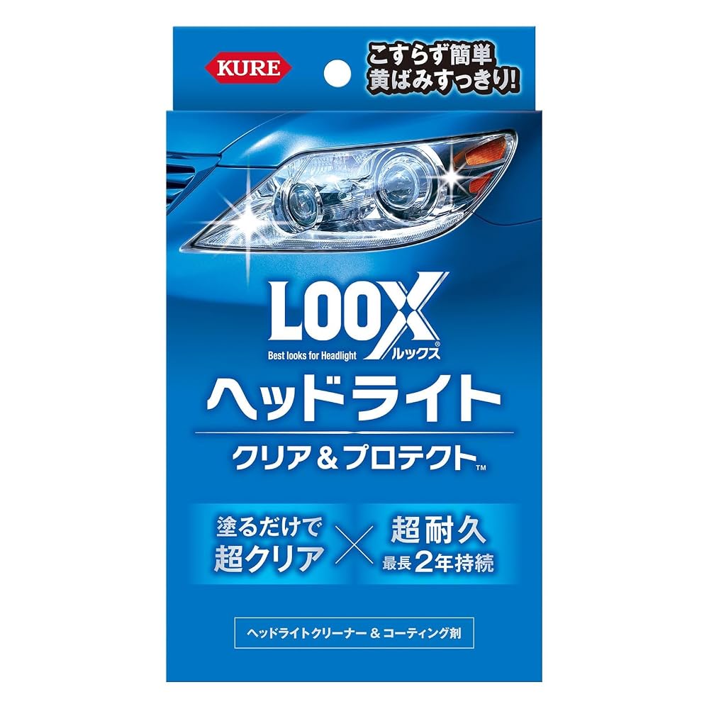 KURE LOOX Headlight Clear & Protect 36ml, 4ml Cleaner & Coating 1196