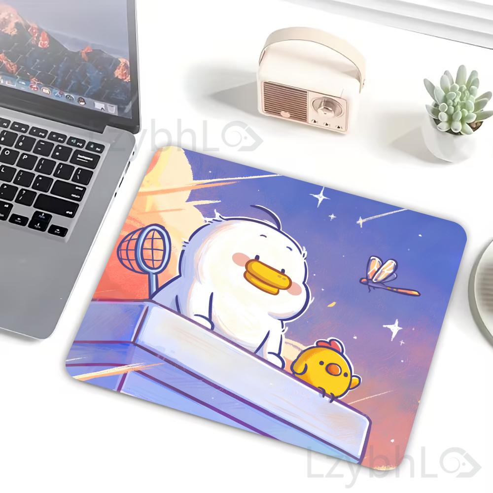 Cute Duck Mouse Pad 22X18 40X45 Computer Accessories Office Game TableMats PC Rubber Anti-slip Mousepads Small XS Decor Desk Mat