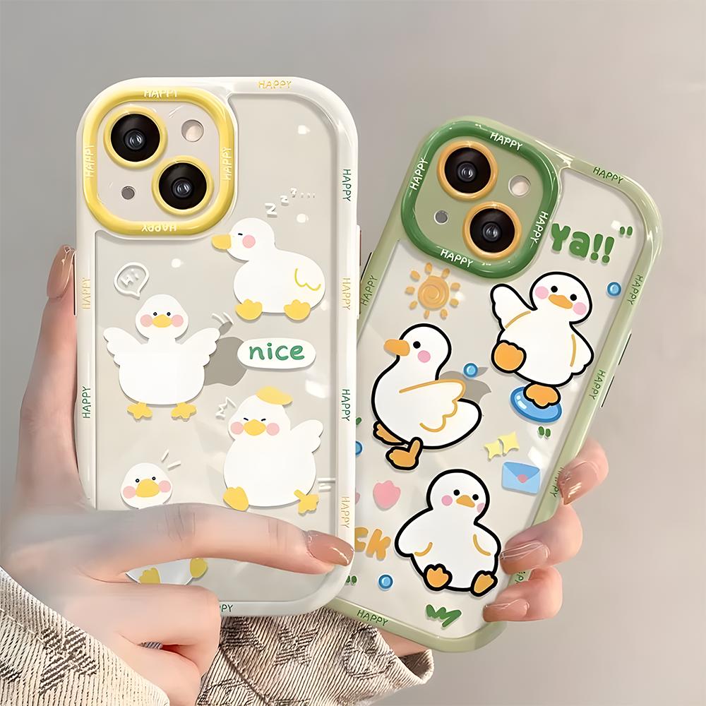 Cut Cat Aninal Phone Case For iPhone 13 Funda iPhone 11 14 15 16 Pro Max 12 XR X Xs 7 8 Plus SE 15pro 13pro Silicone Soft Cover