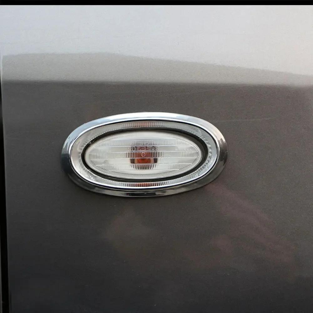 Для Nissan Sunny Versa Almera Latio 2011 2012 2013 Боковое крыло Поворотник Лампа Крышка Наклейка 2 шт. Молдинг Отделка Аксессуары