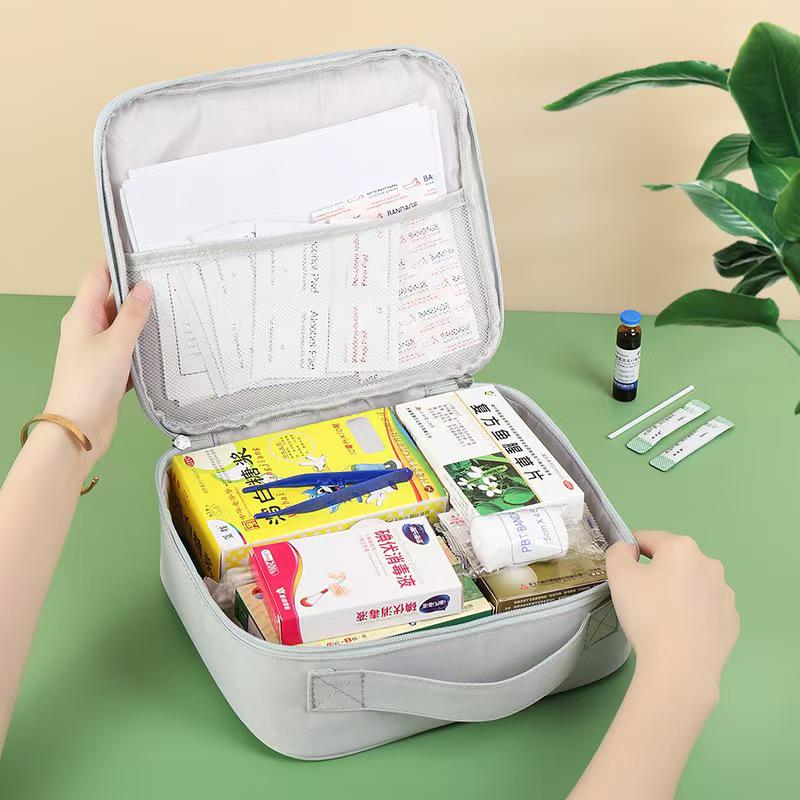 Travel Medical First Aid Kit: Portable Emergency Health Pack for Home, Outdoor, Kids, Students.