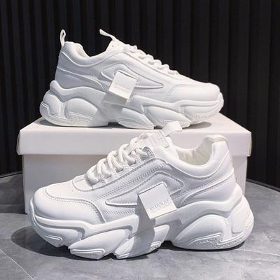 Женская обувь, белые спортивные туфли для спортзала, женские кроссовки на шнуровке, по акции, для повседневной ходьбы, оригинал, 2024, новые, 39 дюймов