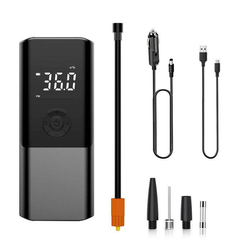 Car Air Pump, Car Electric Wireless Air Pump, Convenient Tire Inflator, Universal and Multi-Functional