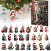 Home Decor 2024 Holiday Advent Calendar Advent Calendar Collectible 2D Funny Animal Set Commemorative Collectible Home Decor
