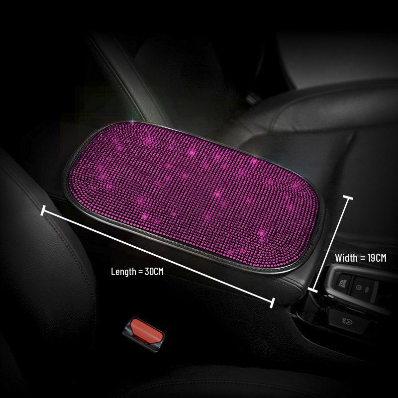 Универсальная утолщенная ромбовидная защитная накладка на подлокотник автомобиля