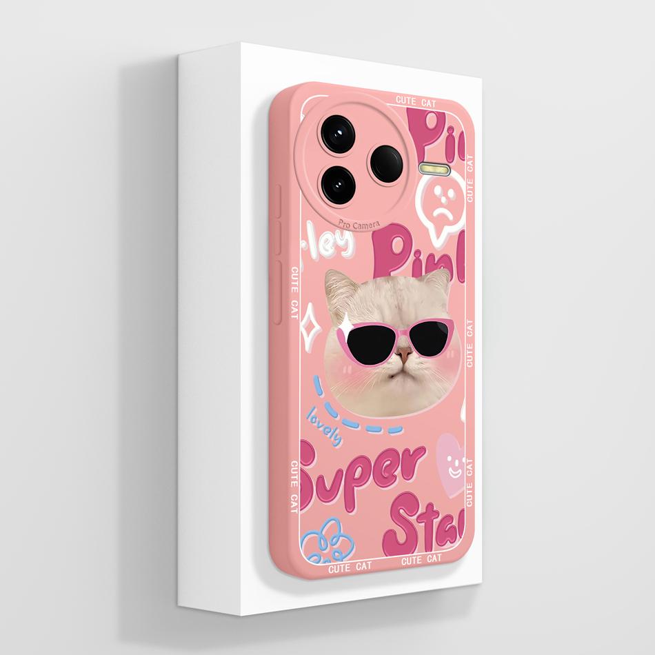 For Poco F7 Pro Ultra Case Advanced Butterfly Phone Cover For Poco F 7 Soft High Quality Liquid Silicone Shockproof Back Covers