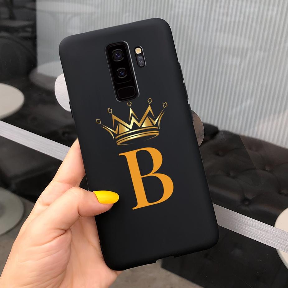 For Samsung Galaxy S9 Plus Case Stylish Couple Letters Cover Soft Silicone Phone Case For Samsung S9 S9+ Back Cover Matte Bumper