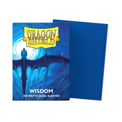 Dragon Shield Matte Dual Sleeves, Standard Size, Wisdom, 100 Sleeves, AT-15057