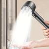 New Hollow Booster Shower Head Filter Shower Head Five-speed Adjustable Home Bathroom Water Heater Shower Drizzle