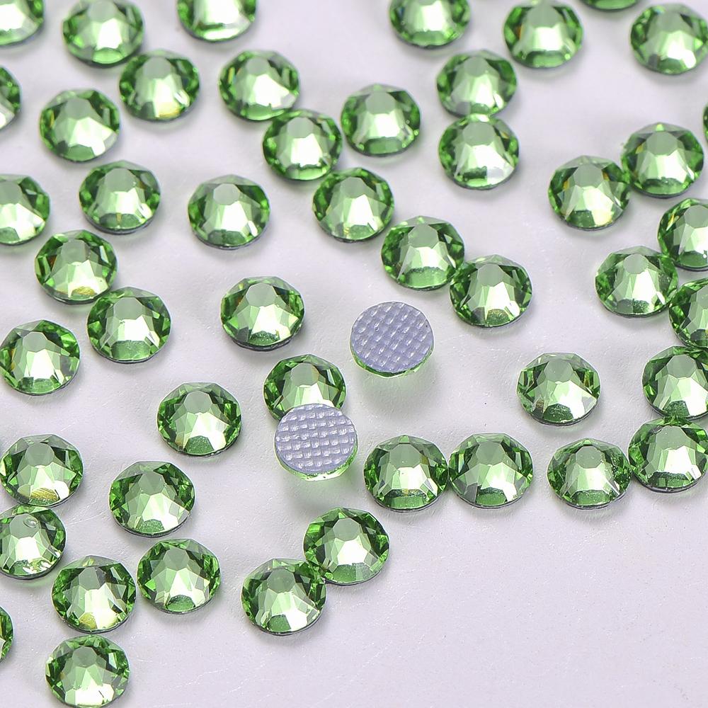 Strass Sewing Fabric Crystal Garment Hotfix Diamond Rhinestone Small Clear Flatback 70 Colors AB 8 Big and 8 Glass