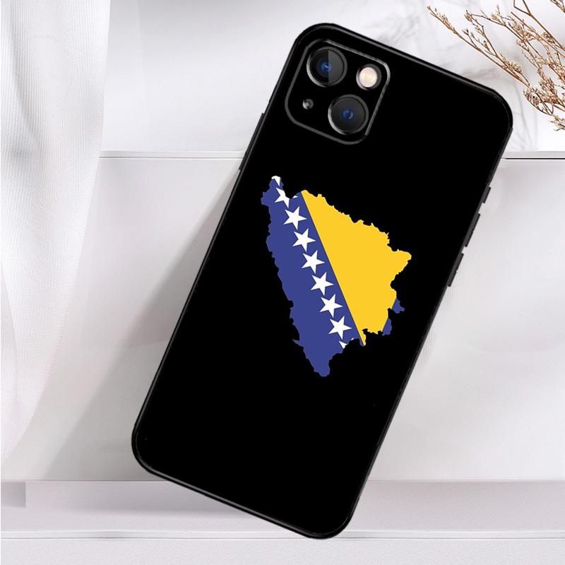 Чехол для телефона с флагом Боснии для iPhone 16 15 14 12 11 13 Pro Max 7 8 Plus X XR XS Max 13 12 Mini