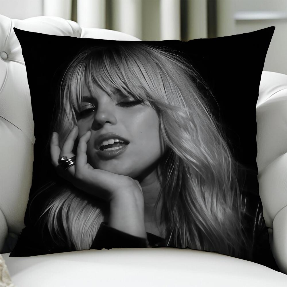 Singer RRenee Rapp Bite Me cushion cover Birthday Anniversary Gifts Double Sided Printed Zipper Cushion Cover Soft Skin Bedding