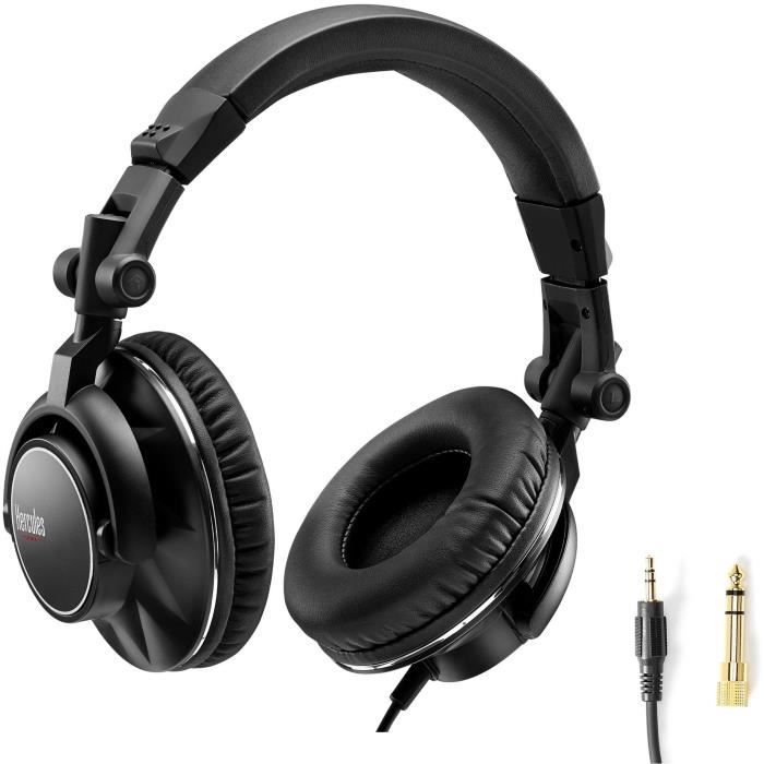 HERCULES HDP DJ60 - Casque Audio Circum-aural - Isolation de bruit - Noir