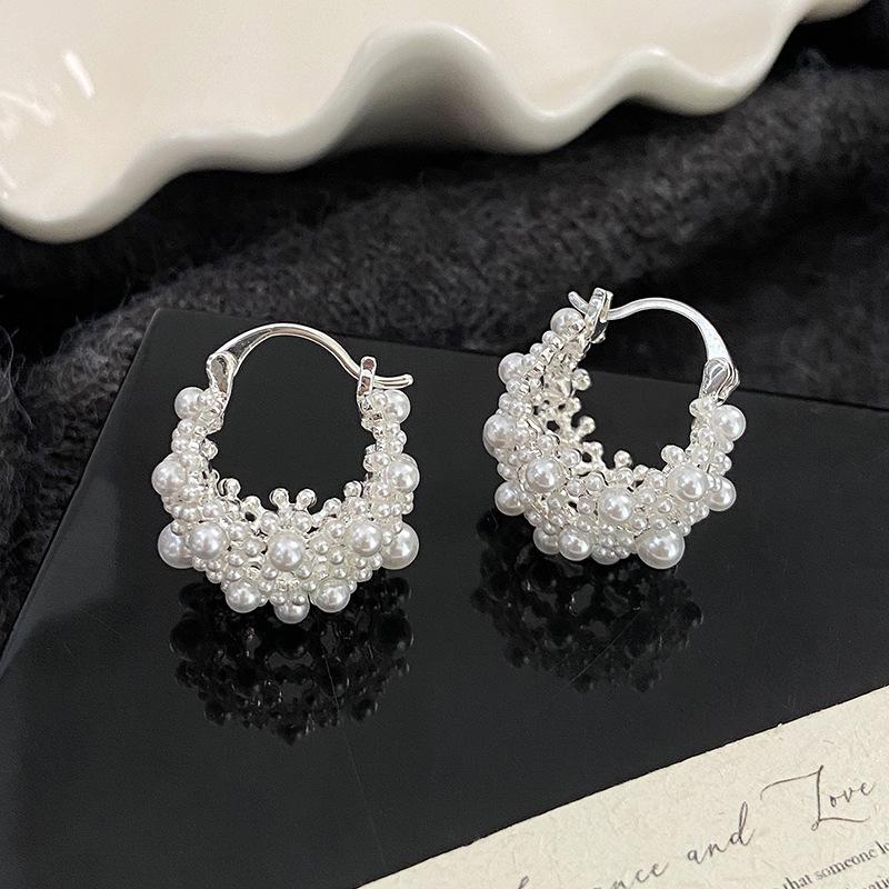 Циркониевые серьги-каффы с перламутром в виде солнечных лучей: Элегантные, Универсальные Серьги для Женщин.