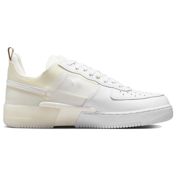 Nike Кроссовки унисекс Air Force 1 React Coconut Milk White Light-Iron-Ore DH7615-100