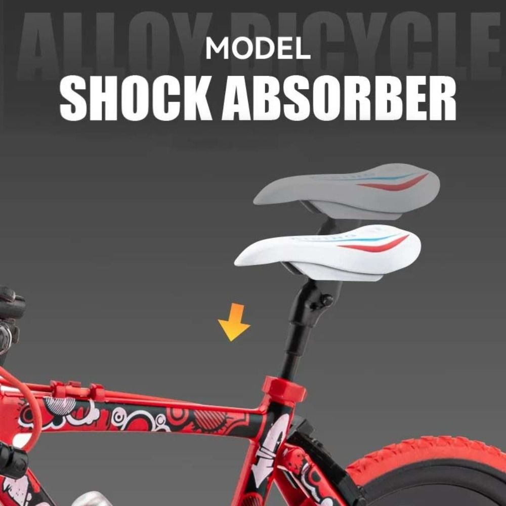 TT Racing Bicycle Model Toy Road Mountain Simulation Bike Finger Mini Bike Collection