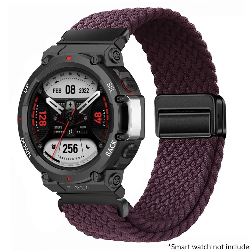 Новый плетеный ремешок-петля для Huami Amazfit T-Rex 2 3, ремешок для умных часов, нейлоновые эластичные ремешки для Huami Amazfit T-Rex T RexPro Correa