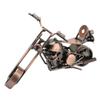 Metal Motorcycle Model Movable Handlebar and Wheel Motorcycle Decor Ornament for Home TV Cabinet