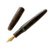 WANCHER Перьевая ручка Dream DREAM PEN Makoto Эбонит Мраморно-коричневый Мраморно-коричневый Форма сигары Перьевая ручка Перьевая ручка Толстое перо [Ручка Wancher] (В (Позолоченный))