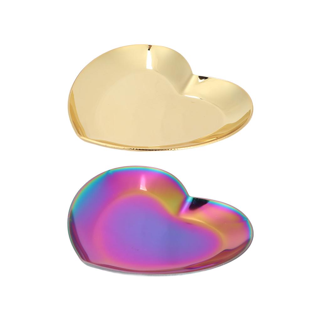 Доска для дизайна ногтей из нержавеющей стали в форме сердца, косметический макияж, маникюр, советы, палитра для смешивания цветов