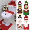 DIY Craft Bathroom Accessories Xmas Decor Toilet Decoration Toilet Seat Cover Christmas Supplies