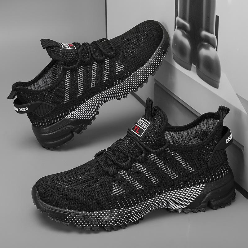 Мужская обувь, сетчатая нескользящая спортивная обувь, обувь для ходьбы, повседневная мужская обувь для бега