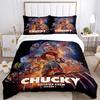 3pcs Chucky Alterian Crew Season 1 Design Printed Quilt Set Soft and Comfortable Quilt Cover for Bedroom Set .H014