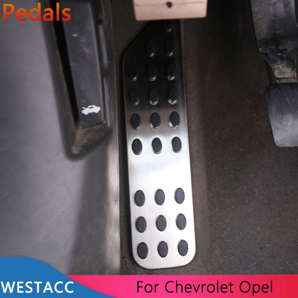 Подставка для ног из нержавеющей стали, подставка для ног, крышка педали, пластина для педали для Chevy Cruze, Opel Mokka ASTRA J Insignia
