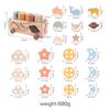 Mamimami Home Wooden Rod Building Wooden Car 1 Year 2 Years 3 Years Shape Early Fingertip Educational Baby Kindergarten Birthday Gift Puzzle,