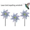 1/5Pcs Garden Lawn Yard Decoration Bird Repeller Pinwheels Reflective Sparkly Scarecrow Pinwheel Windmill Spinner