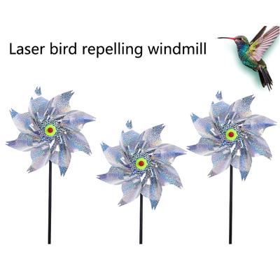1/5 шт. Садовое украшение для газона и двора, отпугиватель птиц, блестящие светоотражающие вертушки, вертушка-пугало, ветряная мельница