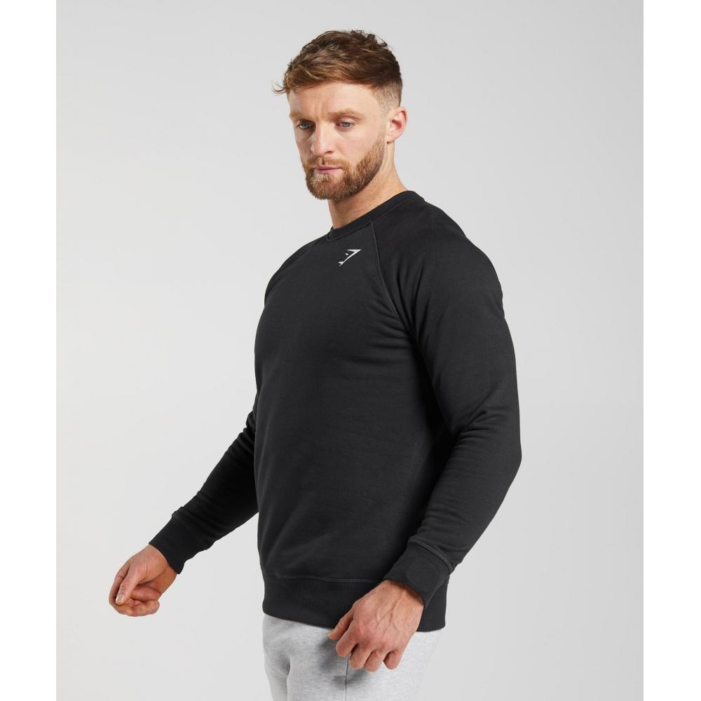 Gymshark Толстовка Crest черная A2a1v Bbbb