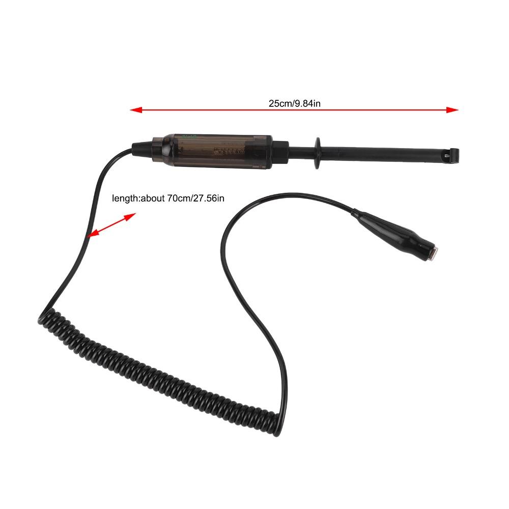 Hook Probe Voltage Tester Pencil Test Light Probe Continuity Inspection For 12V/24V Power Circuits